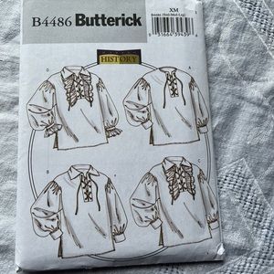 Butterick Costume Pattern for Renaissance Puffy Shirt
